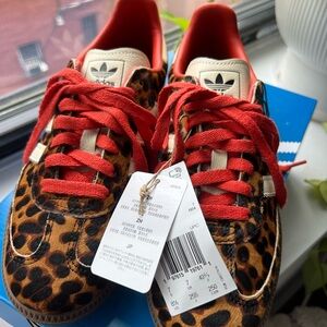 adidas Samba OG Red Leopard (Women's)